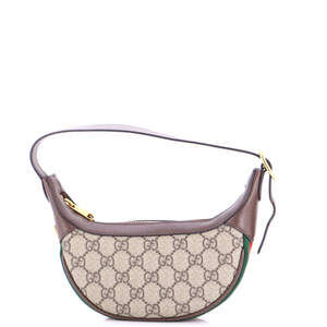 Gucci Ophidia Half Moon Bag Gg Coated #247811G10B